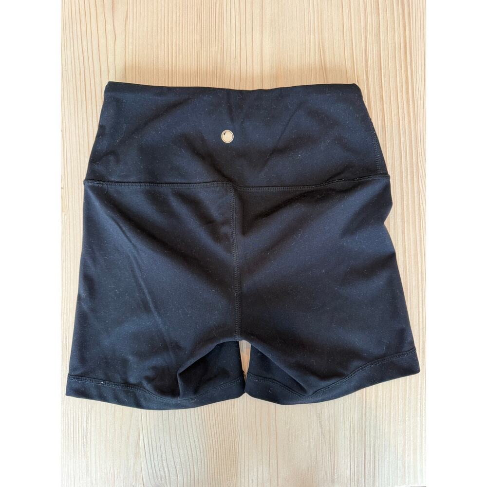 Yogalicious Lux High-Waisted Bike Shorts - Black - Size XS